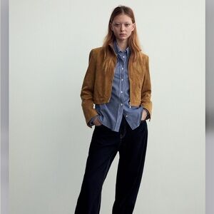 Zara Suede Jacket NWT